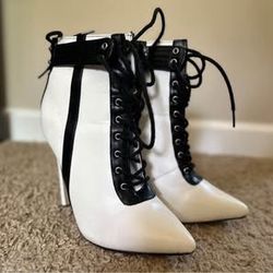 Heeled Corset Booties