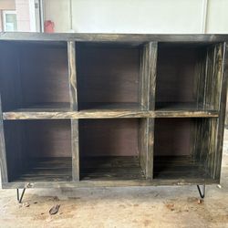 Solid Wood Vinyl Record Storage for 360 records