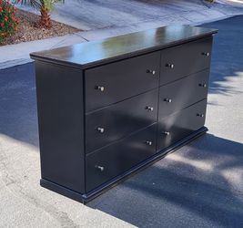 Black Furniture Dresser
*** FREE Local Delivery ***