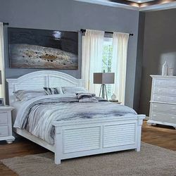 Queen bed and nightstand for sale