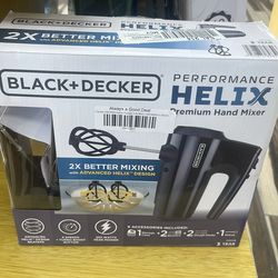 BLACK+DECKER performance Helix Premium Hand Mixer