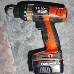 Black & Decker 12V Cordless Drill
