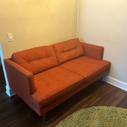 Medium Size Red Couch (Good Condition)