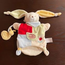Doudou et Compagnie Paris Bunny Rabbit Excellent Condition Hand Puppet for Baby 