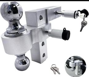 Trailer hitch with ball 2” and 2 5/16