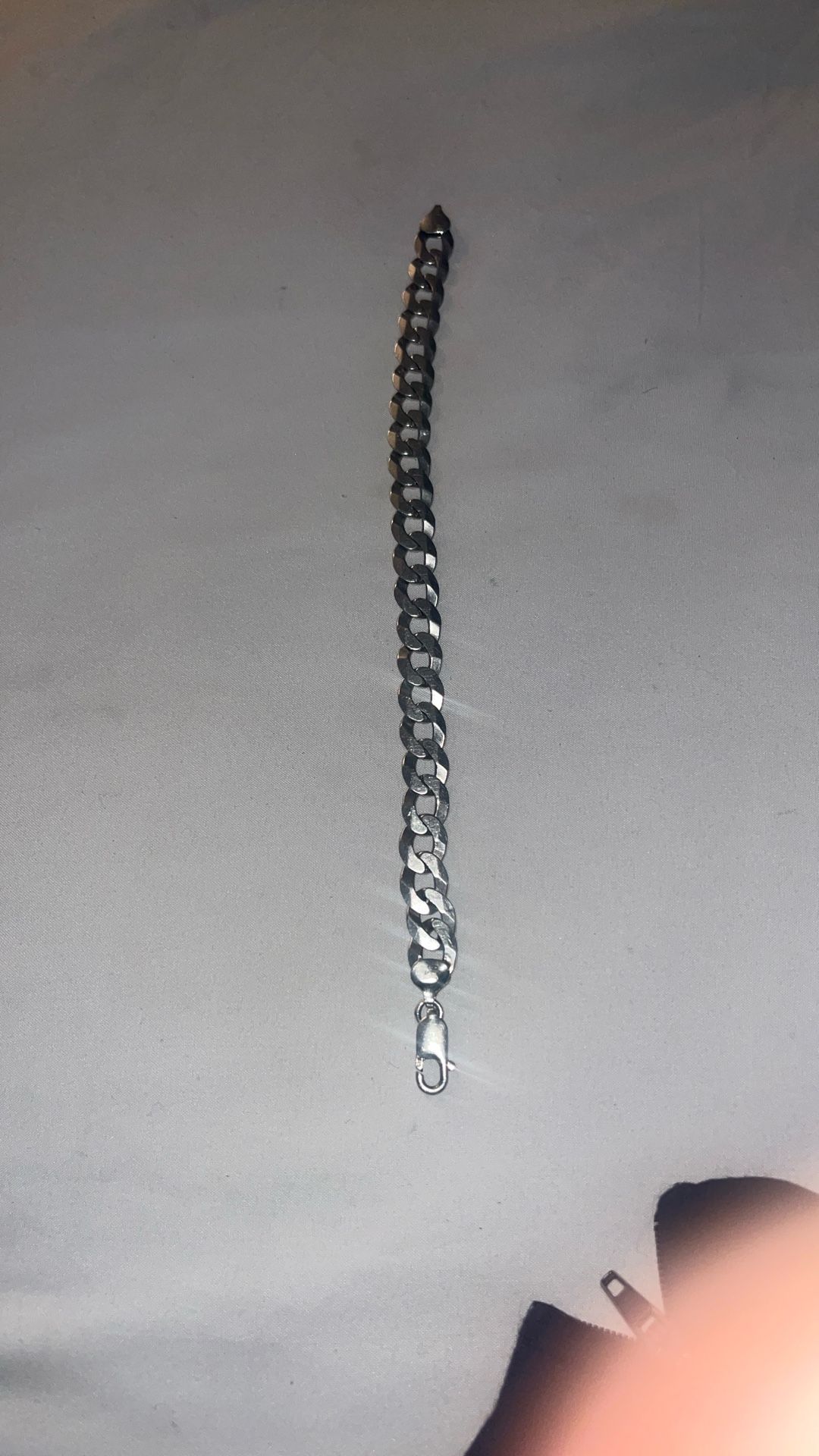 Monaco Cuban Bracelet 925 Silver 