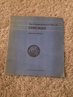 Vintage 1967 Chicago Plan .