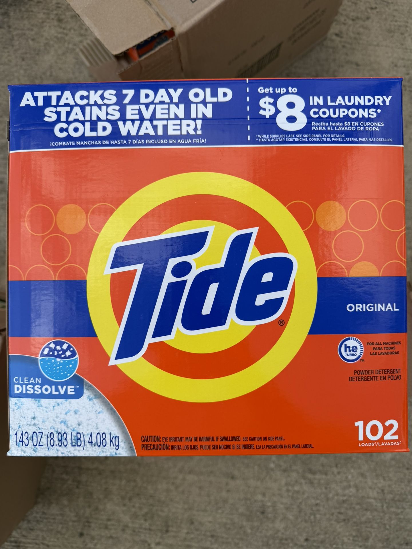 Tide Detergent 143oz