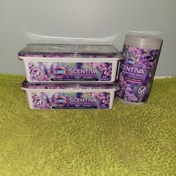 2 Clorox Scentiva 24 Wet Wipes/ 1 /75 Wet Wipes