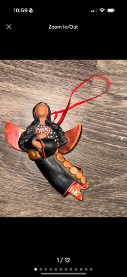 April Romo De Vivar Singing Hopi Maiden Angel Ornament