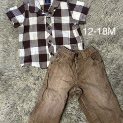 Baby Boy Outfit 12-18