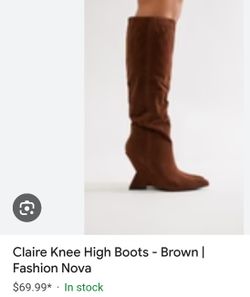 Fashion Nova Ultra Suede Boots