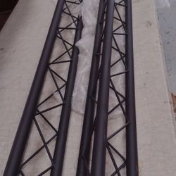 Triangle Truss Segment Extension by GRIFFIN | 5Ft Extra Trussing Section for DJ Booth Lighting System Stand | Mount Light Cans & Sound Effects for Pro