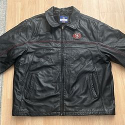 Genuine Leather 2XL 49ers Jacket