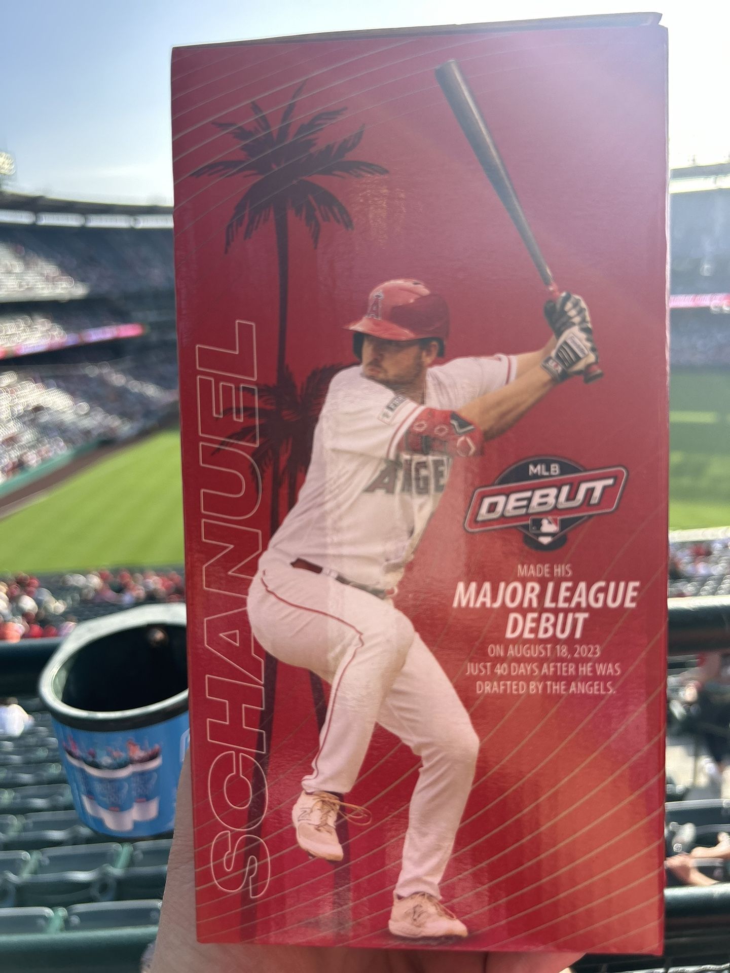 Angels Baseball NIB Bobblehead 2025 Nolan Schanuel
