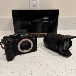 Sony A7 IV Camera & FE 28-70mm Lens, and Accessories (used twice)