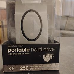 Portable 250 Gig Hard Drive Brand New 