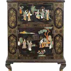 Vintage Chinese Bar Cabinet