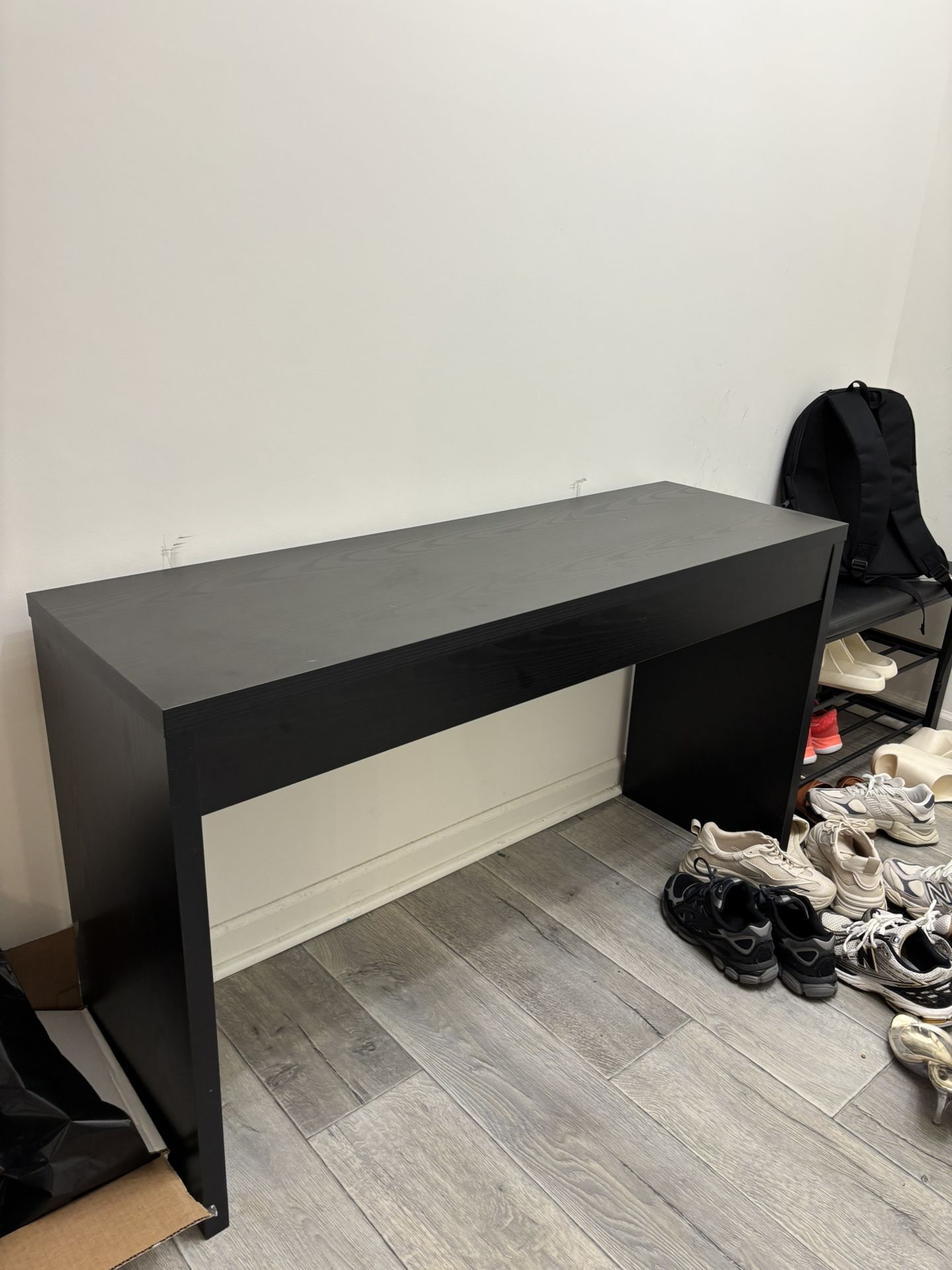 Black Entryway Console Table