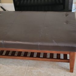Leather Coffee Table