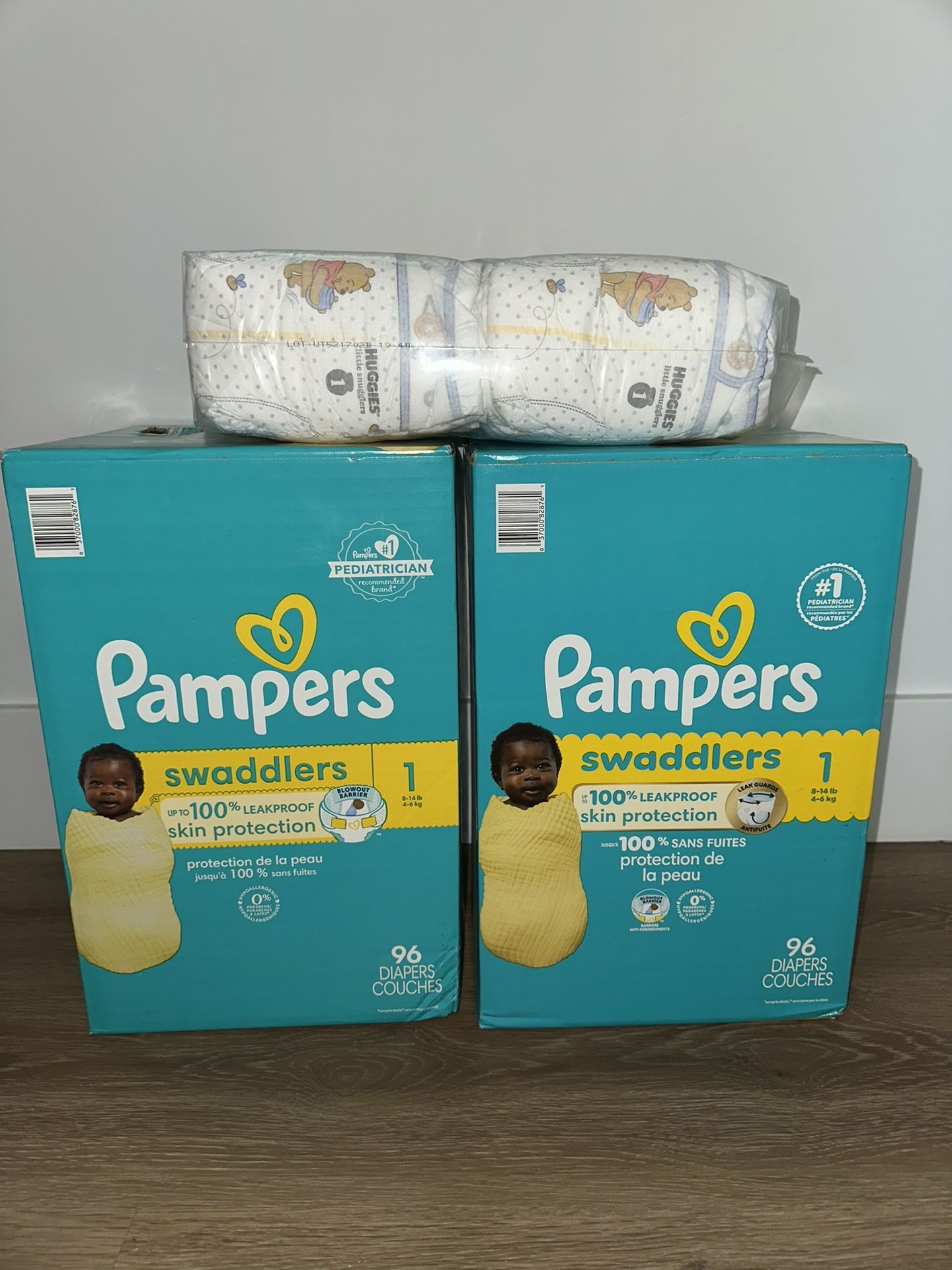Size 1 Pampers/Huggies Diapers