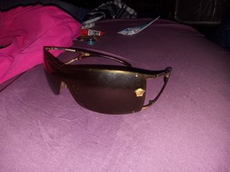 Versace  Black and Grey Sunglasses

