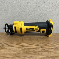 DEWALT DCS551B 20V MAX 1/4 in. and 1/8 in. Cordless Drywall Cut-Out Tool (Tool Only)