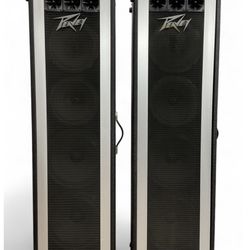 Amplifier speakers, pair Peavy Electronics Vertical Speaker Cabinets