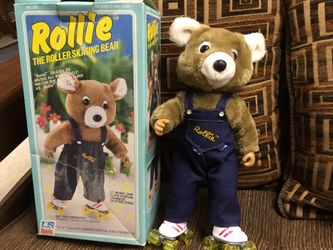 Rollie, the roller skating bear