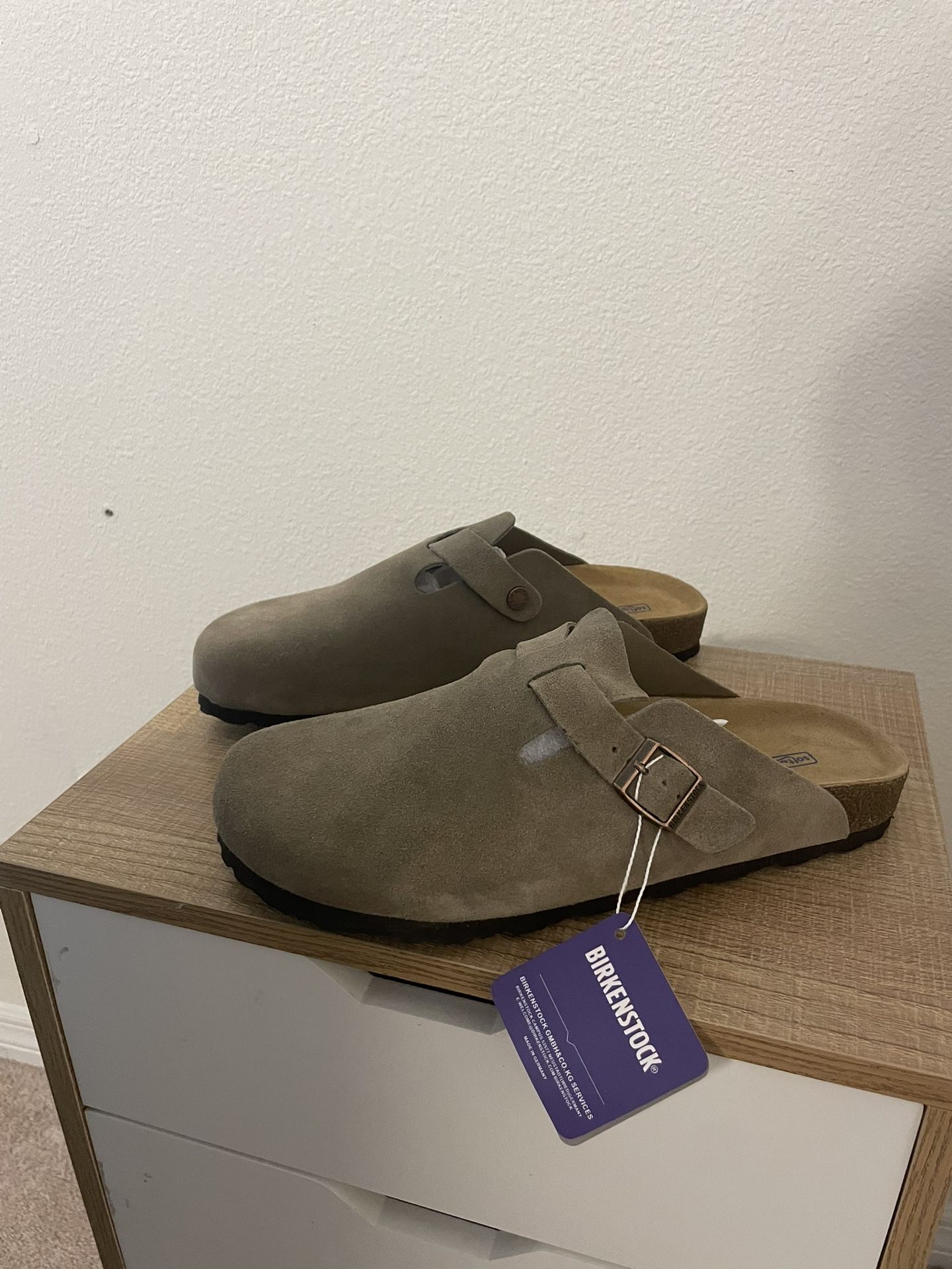 Birkenstock Boston Clog Taupe