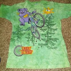 Super Rare Greatfull Dead T-shirt (Liquid Blue) 1995