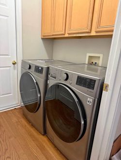 LG washer and dryer