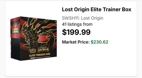 Pokemon Lost Origin Elite Trainer Box ($15 off market)