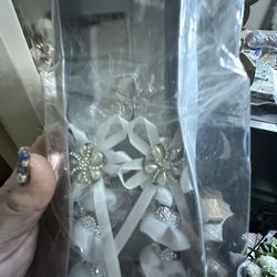 Wedding Crystal serving piece set GORGEOUS NEW