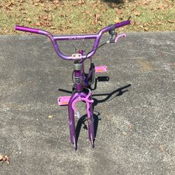 Pink bike frame, Kent