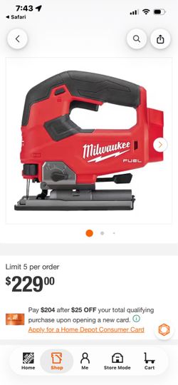 Milwaukee jig saw