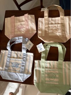 Striped Trader Joes Mini Tote - Limited Edition NEW