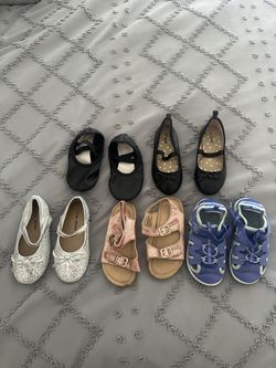 Girls Shoes 5 Pairs Size 8