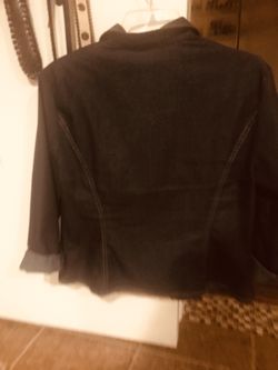 Navy blue medium size jean jacket