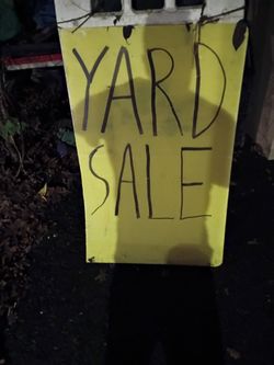 Huge yard sale