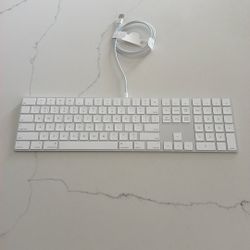Apple Wireless Keyboard With Charging Cable 