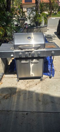 Silver Gas Grill