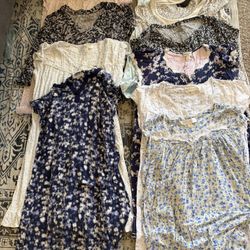 Women’s Moomoo Pajamas / Nightgowns – Medium Sizes