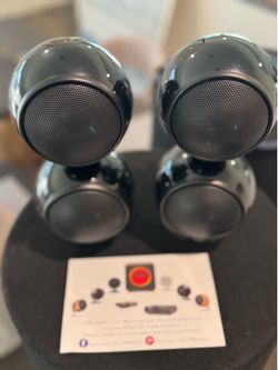 Pair of Orb Audio MOD 2 with desk stands