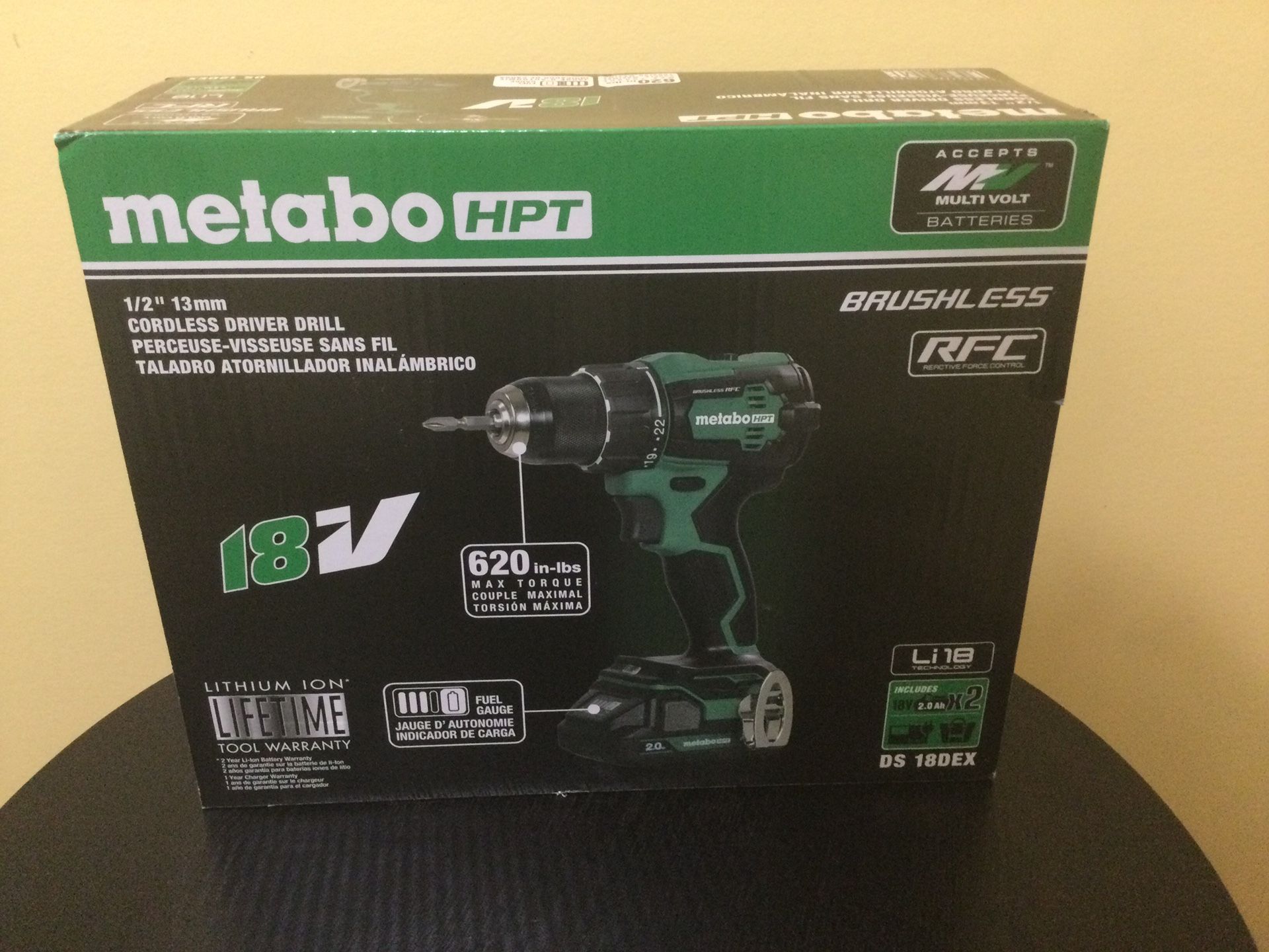Metabo HPT Cordless Driver Drill 18v