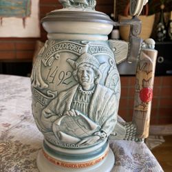 Vintage 1992 Avon Christopher Columbus New World Stein