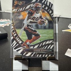 Chad Ochocinco Johnson Select Case Hit Zebra 2020