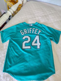 Majestic Athletic Seattle Mariners Ken Griffey Jr. teal jersey
