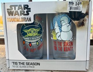 Star Wars Mandalorian glassware