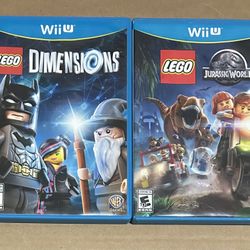 Wii U Lego Jurassic World and Lego Dimensions